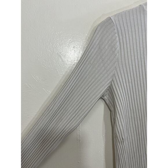 Eileen Fisher Texture Stretch Rib Tencel Minimal Scandi Top Capsule Quiet Luxe S - Picture 5 of 16